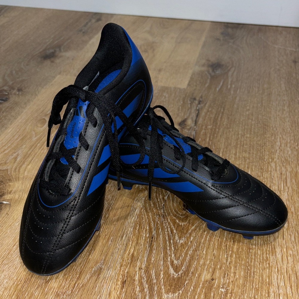adidas Black and Blue Men's Soccer Cleats